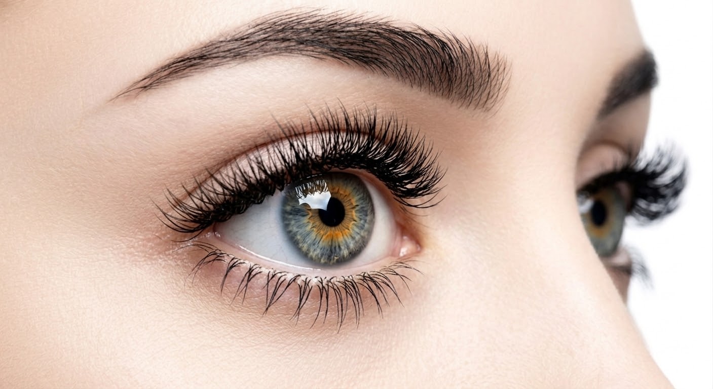 Beautiful eyelash extensions
